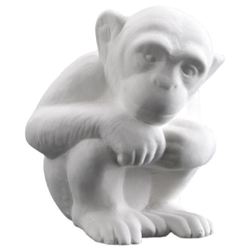 Статуэтка Abhika Monkey White Белый Статуэтка Abhika Monkey White Белый во Владивостоке | Loft Concept