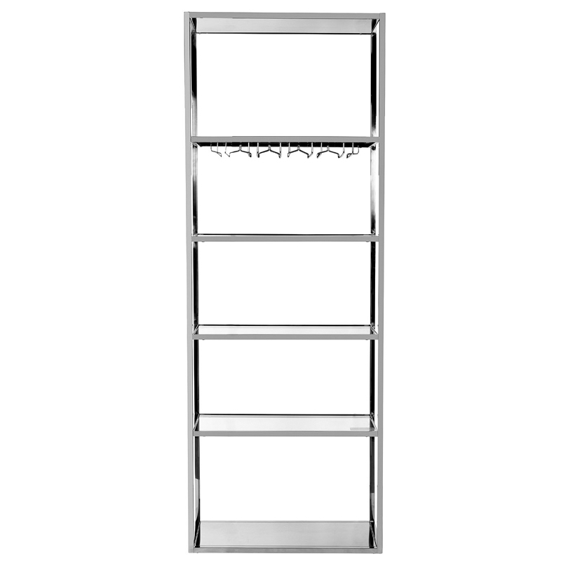 Стеллаж для хранения вина Raul Rack Chromium Прозрачный Хром Стеллаж для хранения вина Raul Rack Chromium Прозрачный Хром во Владивостоке | Loft Concept