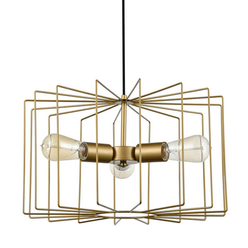 Люстра Cage Wire Color gold Золотой Люстра Cage Wire Color gold Золотой во Владивостоке | Loft Concept