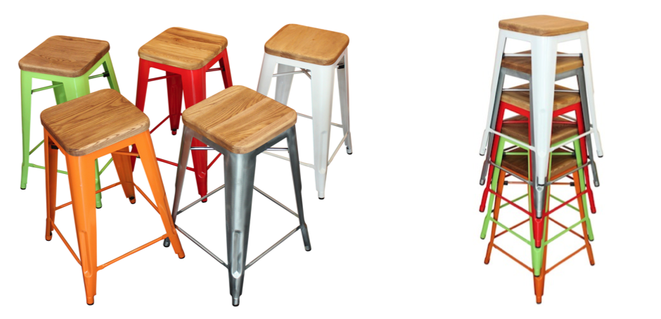 Барный стул Tolix Board Seat barstool Барный стул Tolix Board Seat barstool - Loft-Concept во Владивостоке