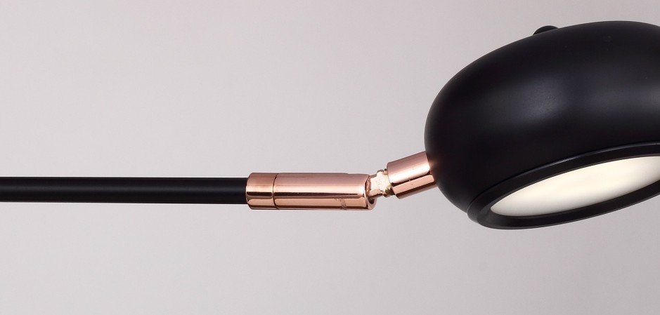 Люстра Curved Stix Chandelier 6 Black - Loft-Concept во Владивостоке