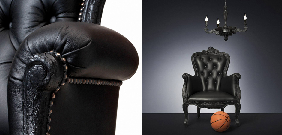 Дизайнерское Кресло Moooi Smoke обугленный эффект Дизайнерское Кресло Moooi Smoke обугленный эффект - Loft-Concept во Владивостоке