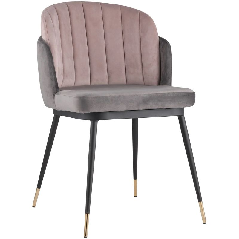 Стул Penelope Chair Серый цвет Розовый пастельный Серый Стул Penelope Chair Серый цвет Розовый пастельный Серый во Владивостоке | Loft Concept