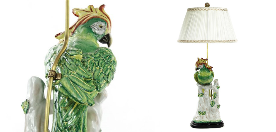 Настольная лампа Green Parrot Lamp Настольная лампа Green Parrot Lamp - Loft-Concept во Владивостоке
