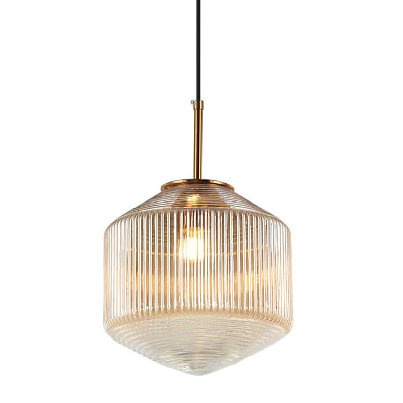 Подвесной светильник Clear Glass Pendant gold Бронза Золотой Подвесной светильник Clear Glass Pendant gold Бронза Золотой во Владивостоке | Loft Concept