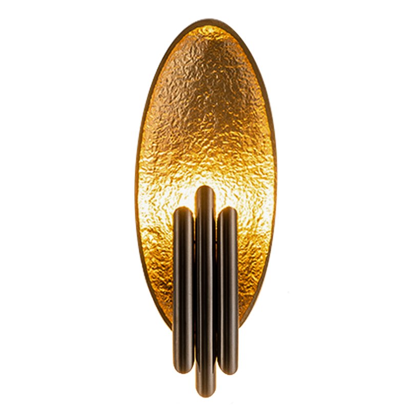 Бра Corrugation Gold Черный Золотой Бра Corrugation Gold Черный Золотой во Владивостоке | Loft Concept