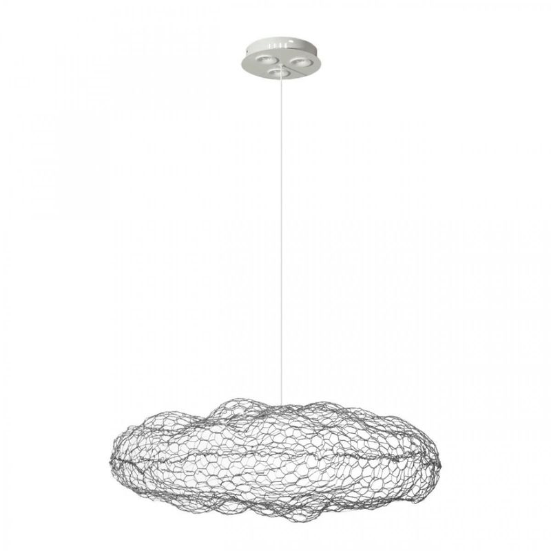 Светодиодная Люстра Серебряная Сеть LED Cloud Silver Серебряный Светодиодная Люстра Серебряная Сеть LED Cloud Silver Серебряный во Владивостоке | Loft Concept