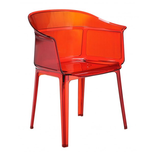 Стул Papyrus Kartell Красный Стул Papyrus Kartell Красный во Владивостоке | Loft Concept