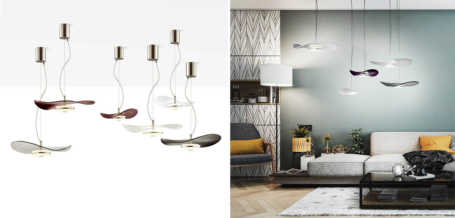 Подвесной светильник Floaty Smoky Hanging lamp - фото №2