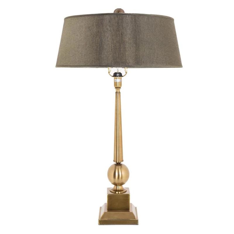 Настольная лампа Neville Table Lamp Латунь Бронза Настольная лампа Neville Table Lamp Латунь Бронза во Владивостоке | Loft Concept