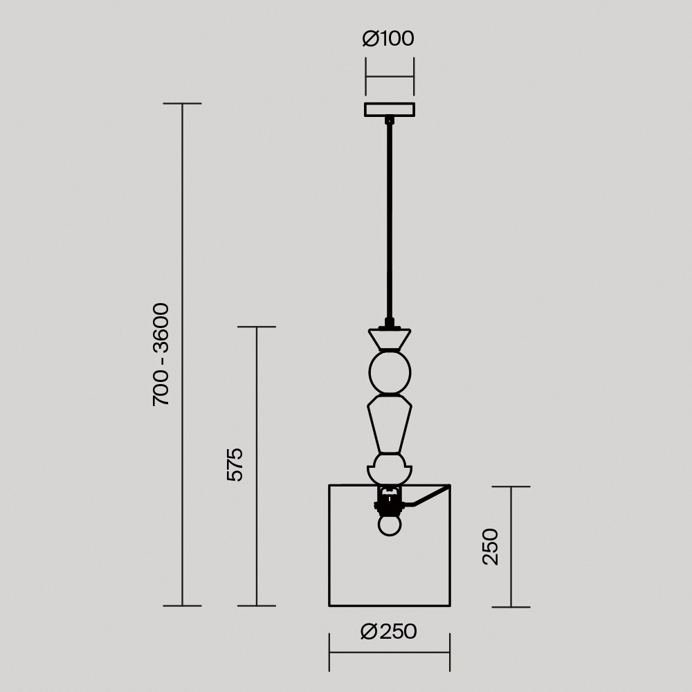 Подвесной светильник Comforty Е27*1 во Владивостоке