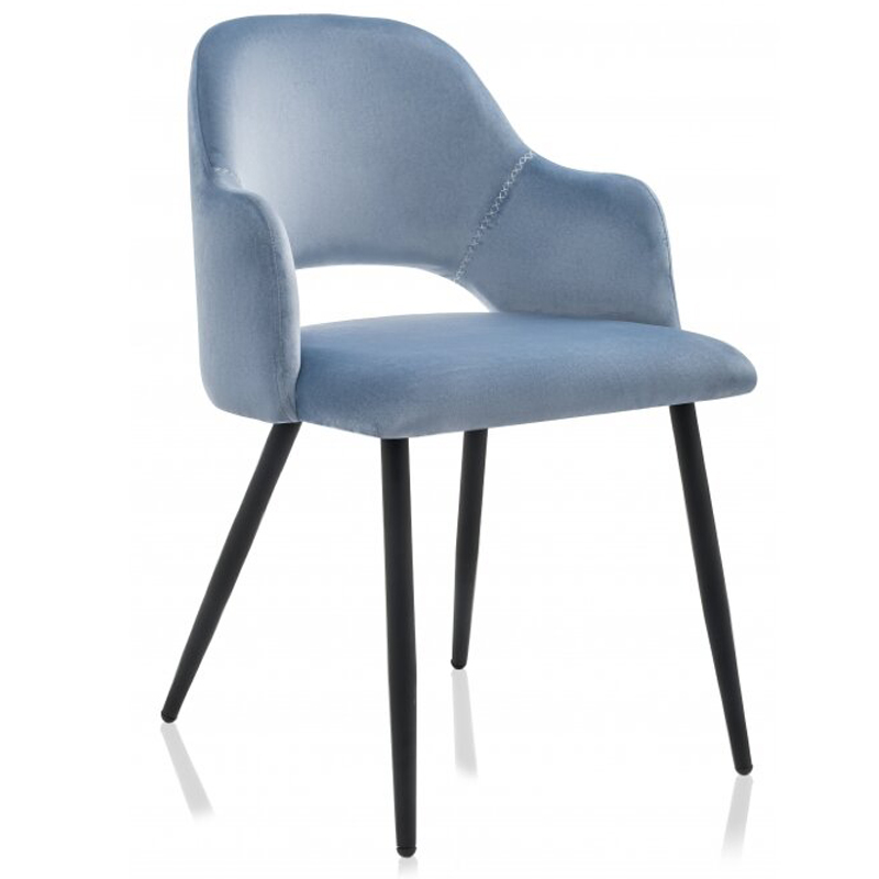 Стул Nafisa Stool Черный Голубой Стул Nafisa Stool Черный Голубой во Владивостоке | Loft Concept