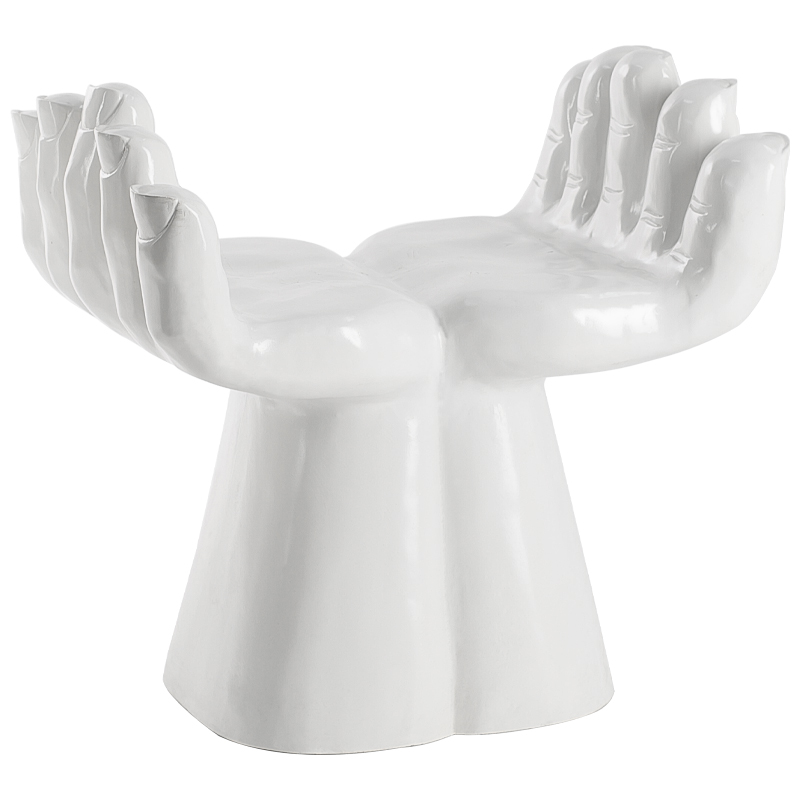 Табурет Hands Stool Белый Табурет Hands Stool Белый во Владивостоке | Loft Concept