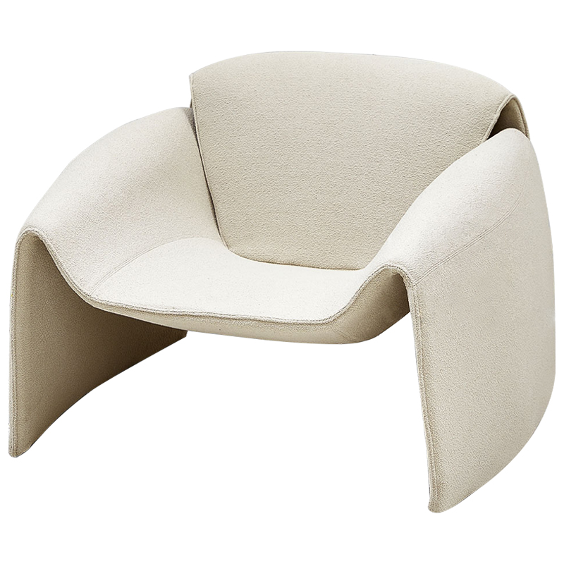 Кресло бежевое в стиле минимализм Chani Beige Armchair Бежевый Кресло бежевое в стиле минимализм Chani Beige Armchair Бежевый во Владивостоке | Loft Concept
