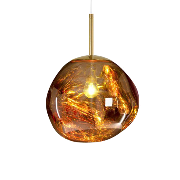Подвесной светильник Tom Dixon Melt Pendant Gold Золотой Янтарь (Amber) Подвесной светильник Tom Dixon Melt Pendant Gold Золотой Янтарь (Amber) во Владивостоке | Loft Concept