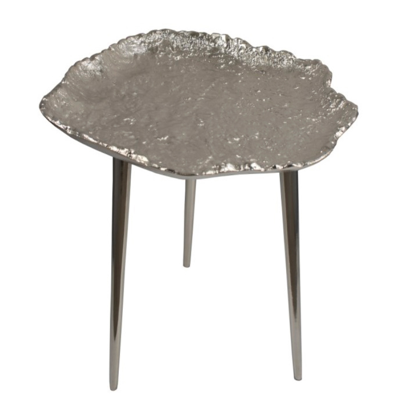 Приставной стол Edmundo Side Table Серебряный Приставной стол Edmundo Side Table Серебряный во Владивостоке | Loft Concept