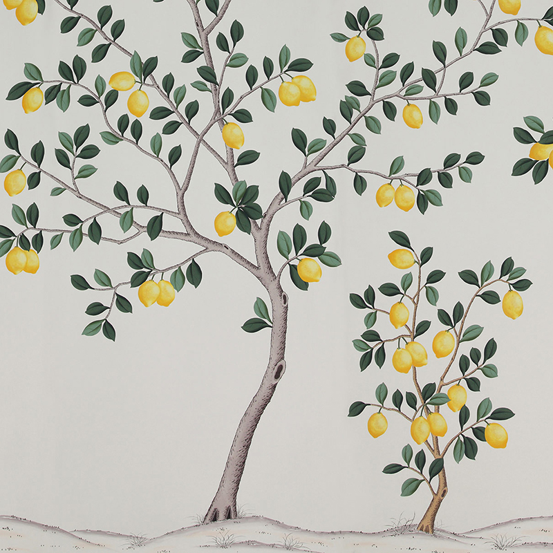Обои ручная роспись Lemon Grove Bleached White Обои ручная роспись Lemon Grove Bleached White во Владивостоке | Loft Concept