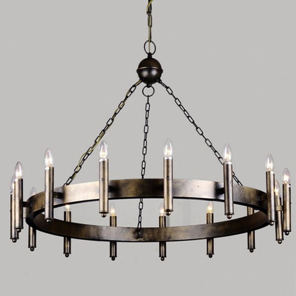 Люстра Loft Castle Chandelier 15 Металлик винтаж Люстра Loft Castle Chandelier 15 Металлик винтаж во Владивостоке | Loft Concept