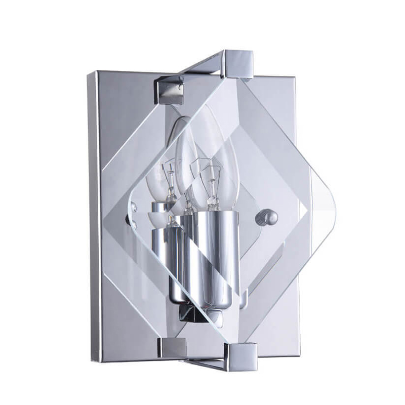 Бра Glass Rhombus Lighting Хром во Владивостоке | Loft Concept 