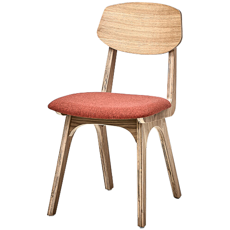 Стул Ailde Stool coral Древесина Коралловый Стул Ailde Stool coral Древесина Коралловый во Владивостоке | Loft Concept