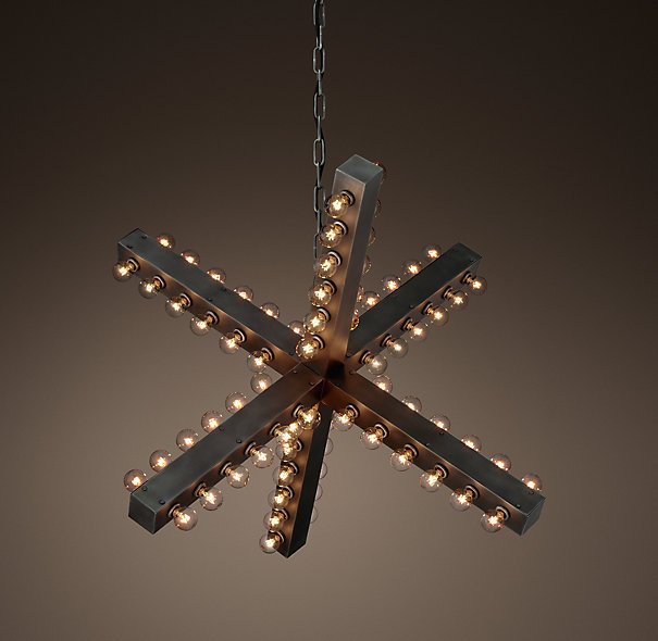 Люстра Nero Chandelier 97 Черный Люстра Nero Chandelier 97 Черный во Владивостоке | Loft Concept