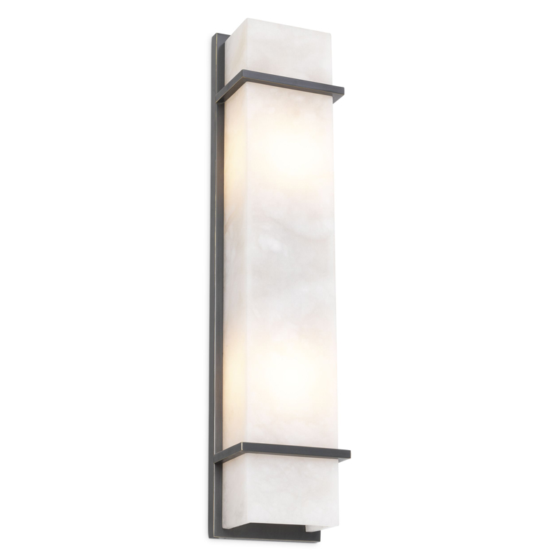 Бра Eichholtz Wall Lamp Spike L Темная бронза Белый Бра Eichholtz Wall Lamp Spike L Темная бронза Белый во Владивостоке | Loft Concept