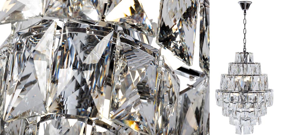 Люстра Tiers Crystal Light Chandelier 16 Люстра Tiers Crystal Light Chandelier 16 - Loft-Concept во Владивостоке