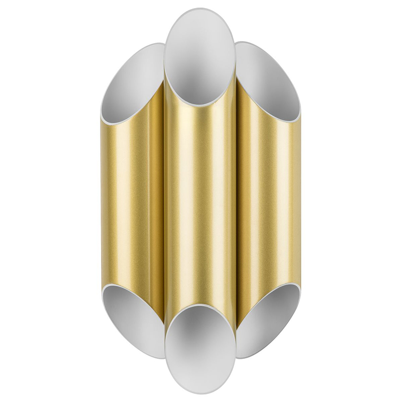 Бра Garbi Trio Gold Pipe Organ Sconce Золотой Белый Бра Garbi Trio Gold Pipe Organ Sconce Золотой Белый во Владивостоке | Loft Concept
