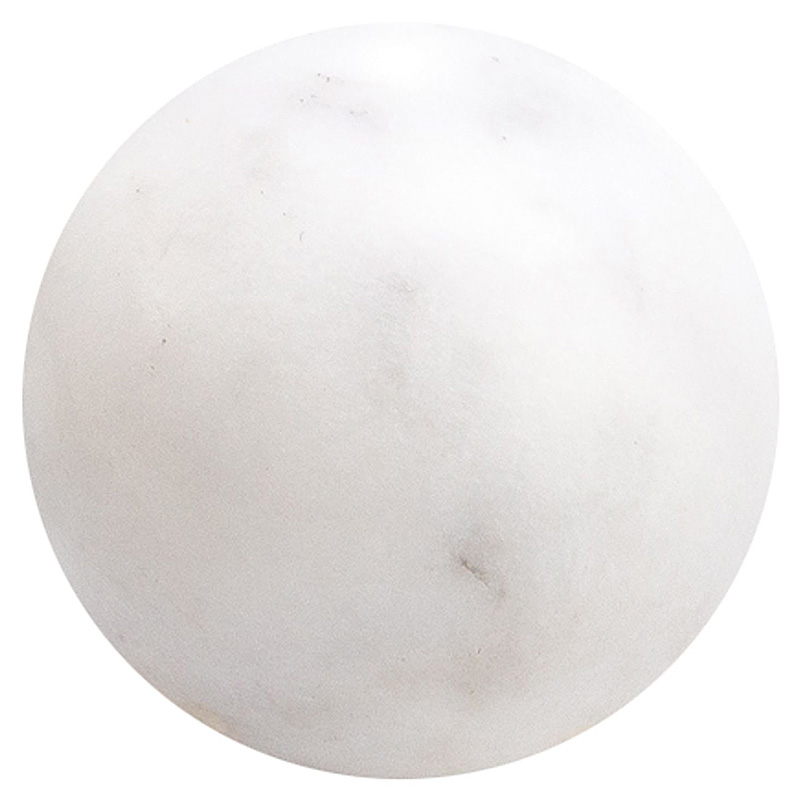 Шар декоративный из натурального камня Мрамор Белый Natural Stone Spheres Белый Мрамор Bianco Шар декоративный из натурального камня Мрамор Белый Natural Stone Spheres Белый Мрамор Bianco во Владивостоке | Loft Concept