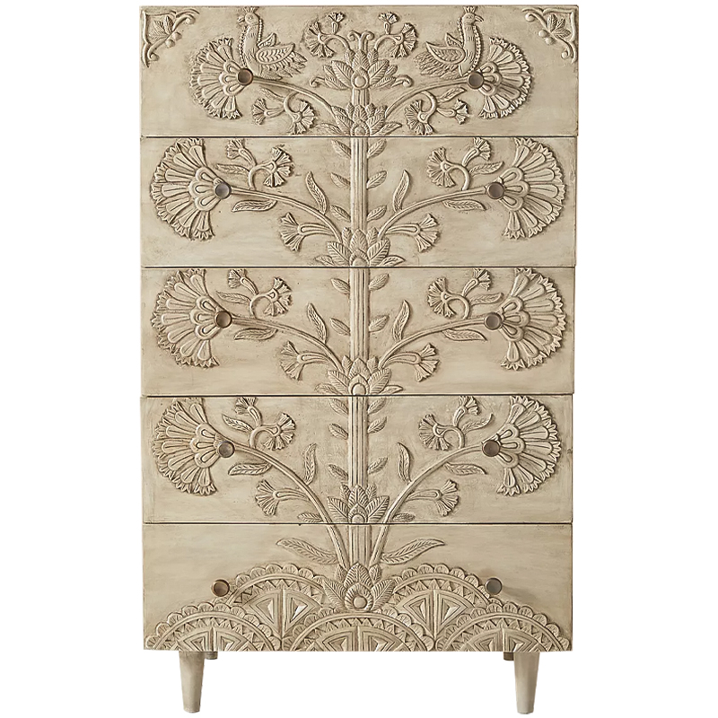 Комод Beale Five-Drawer Dresser Древесина Комод Beale Five-Drawer Dresser Древесина во Владивостоке | Loft Concept