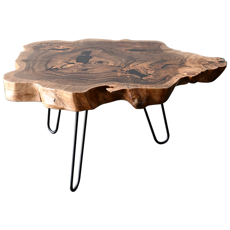 Кофейный стол Rohan Industrial Metal Rust Coffee Table Коричневый Черный Кофейный стол Rohan Industrial Metal Rust Coffee Table Коричневый Черный во Владивостоке | Loft Concept