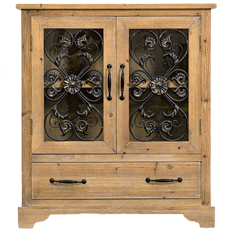 Комод Rosaire Provence Wood Chest of Drawers Древесина Черный Прозрачное Стекло Комод Rosaire Provence Wood Chest of Drawers Древесина Черный Прозрачное Стекло во Владивостоке | Loft Concept