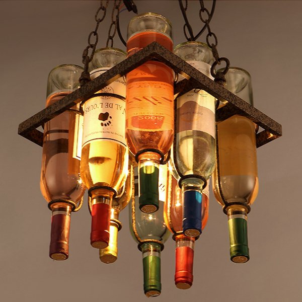 Люстра Bottle Bar Square Коричневый Люстра Bottle Bar Square Коричневый во Владивостоке | Loft Concept
