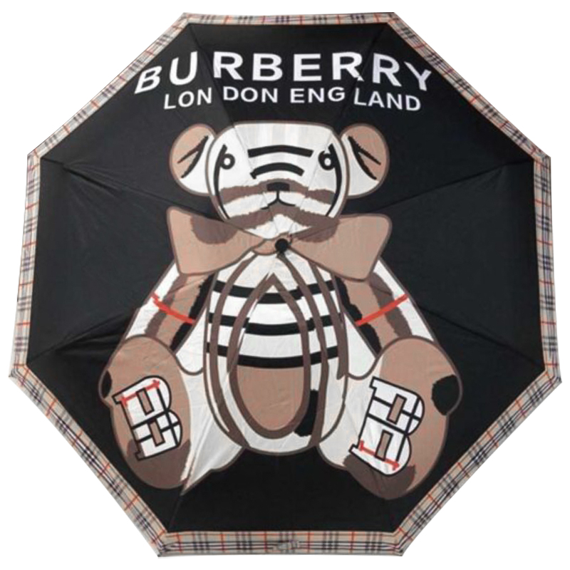 Зонт раскладной BURBERRY дизайн 005 Черный цвет Черный Коричневый Бежевый Зонт раскладной BURBERRY дизайн 005 Черный цвет Черный Коричневый Бежевый во Владивостоке | Loft Concept
