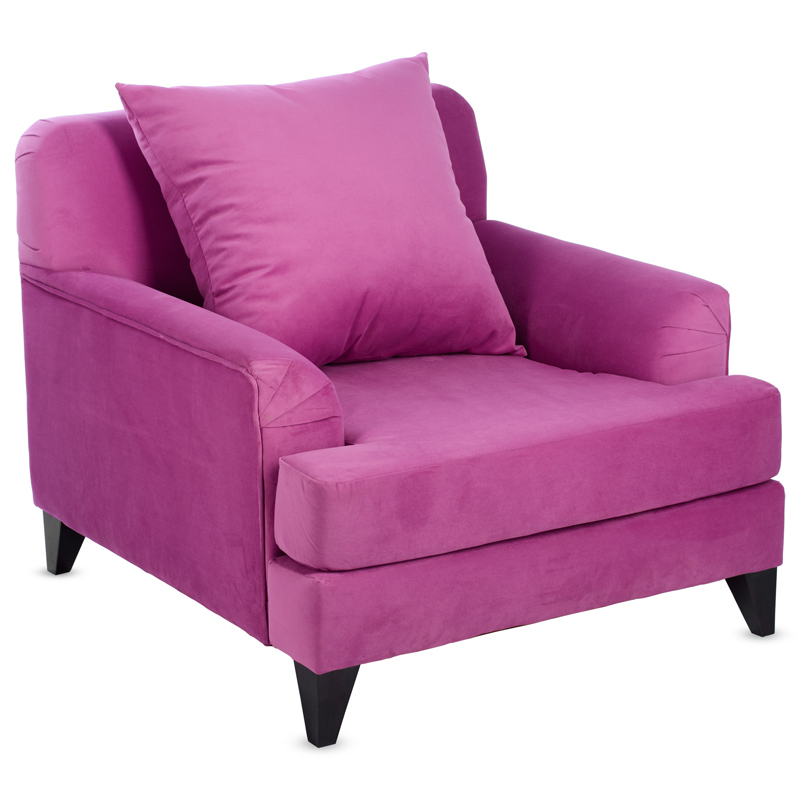 Кресло Grace Deep Pink Фуксия Черный Кресло Grace Deep Pink Фуксия Черный во Владивостоке | Loft Concept