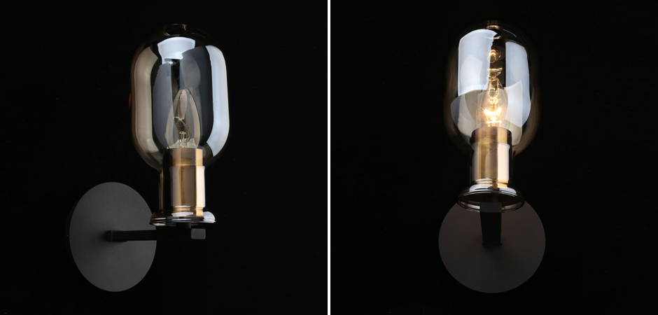 Бра c овальным плафоном Champagne Glass Бра c овальным плафоном Champagne Glass - Loft-Concept во Владивостоке