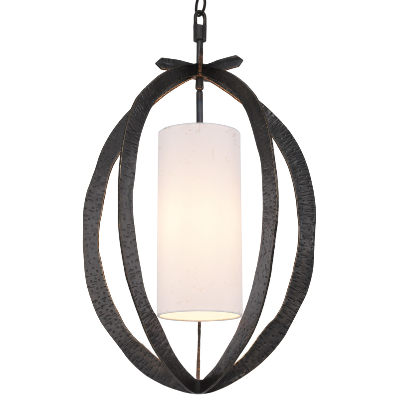 Подвесной светильник Eichholtz Chandelier Luciano bronze Темная бронза Белый Подвесной светильник Eichholtz Chandelier Luciano bronze Темная бронза Белый во Владивостоке | Loft Concept