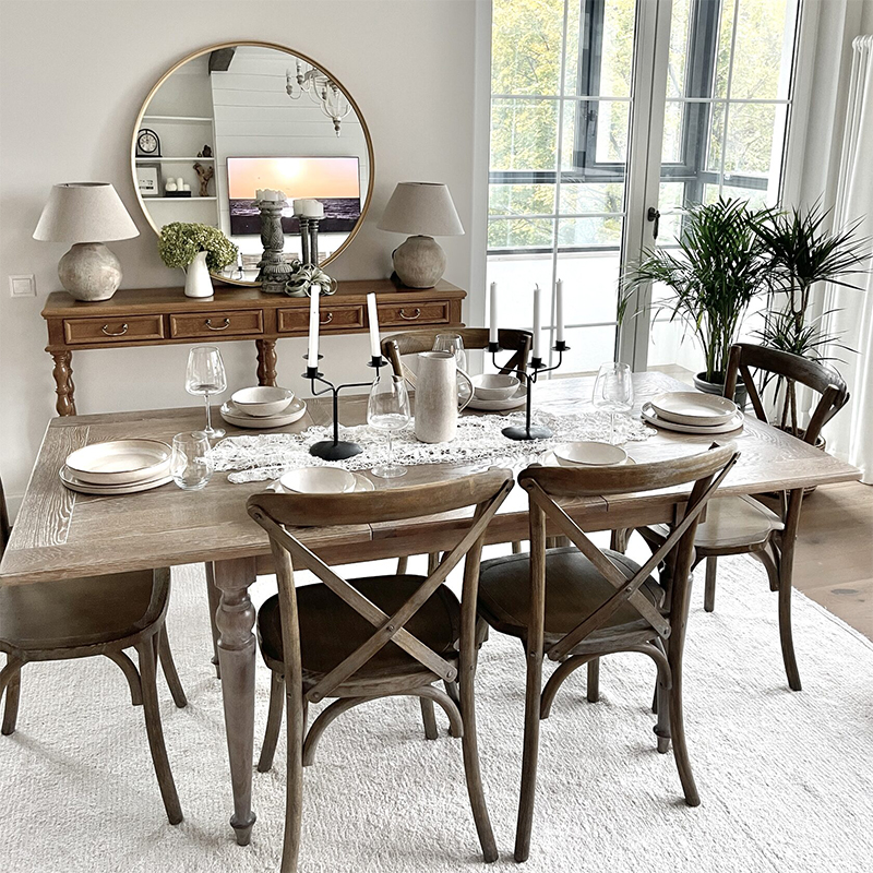 Обеденный стол Noemi Dinner Table Древесина Обеденный стол Noemi Dinner Table Древесина во Владивостоке | Loft Concept