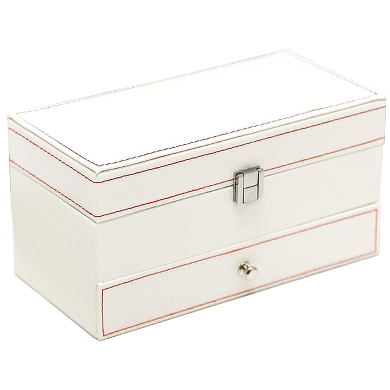 Шкатулка Alva Jewerly Organizer Box Белый Шкатулка Alva Jewerly Organizer Box Белый во Владивостоке | Loft Concept