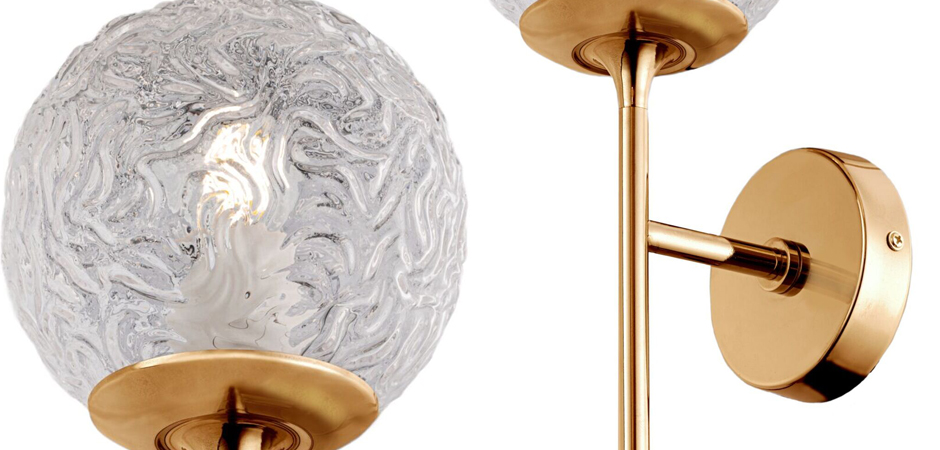 Бра Soranzo Glass Balls Sconces Brass Бра Soranzo Glass Balls Sconces Brass - Loft-Concept во Владивостоке