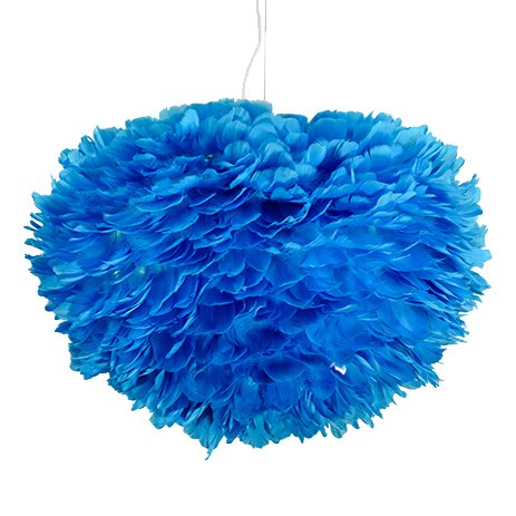 Люстра из перьев Plumage Blue  во Владивостоке | Loft Concept 
