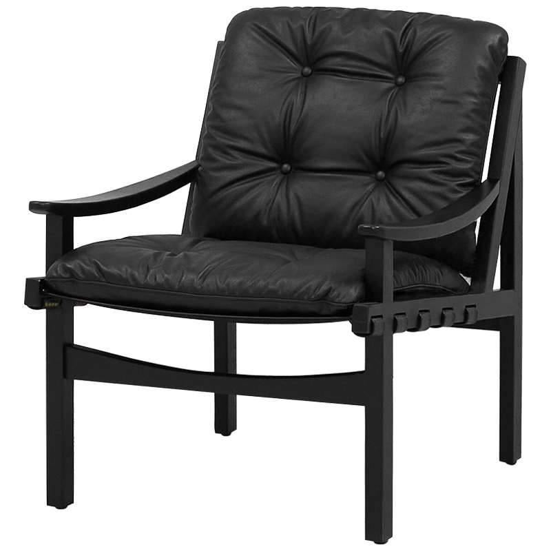 Кресло Bonfils Armchair Черный Золотой во Владивостоке | Loft Concept 