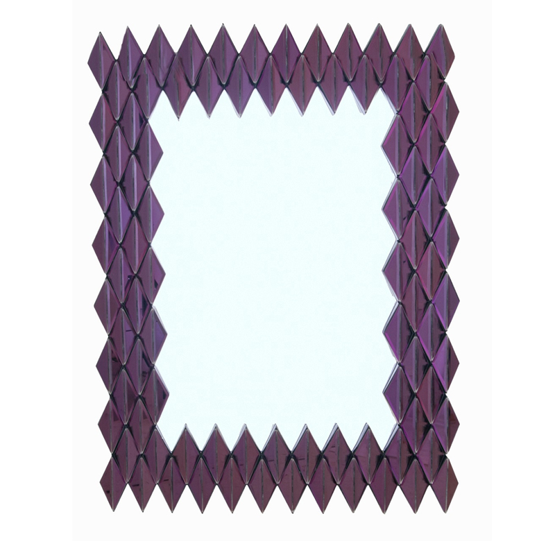 Зеркало Purple Rhombuses Mirror Фиолетовый Зеркало Purple Rhombuses Mirror Фиолетовый во Владивостоке | Loft Concept