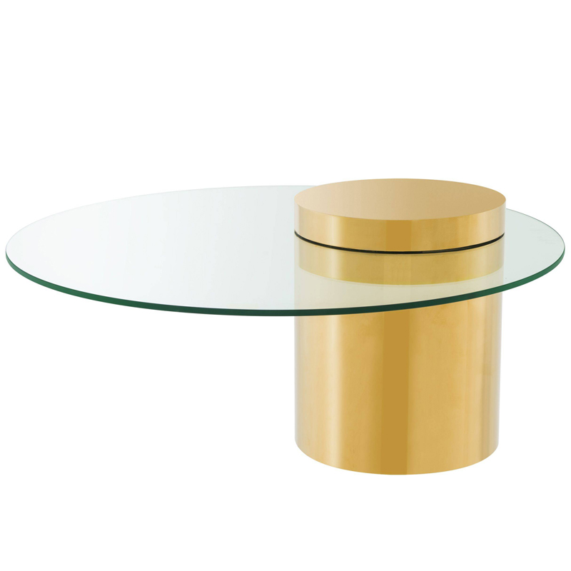 Кофейный стол Eichholtz Coffee Table Equilibre Глянцевое золото Прозрачный Кофейный стол Eichholtz Coffee Table Equilibre Глянцевое золото Прозрачный во Владивостоке | Loft Concept