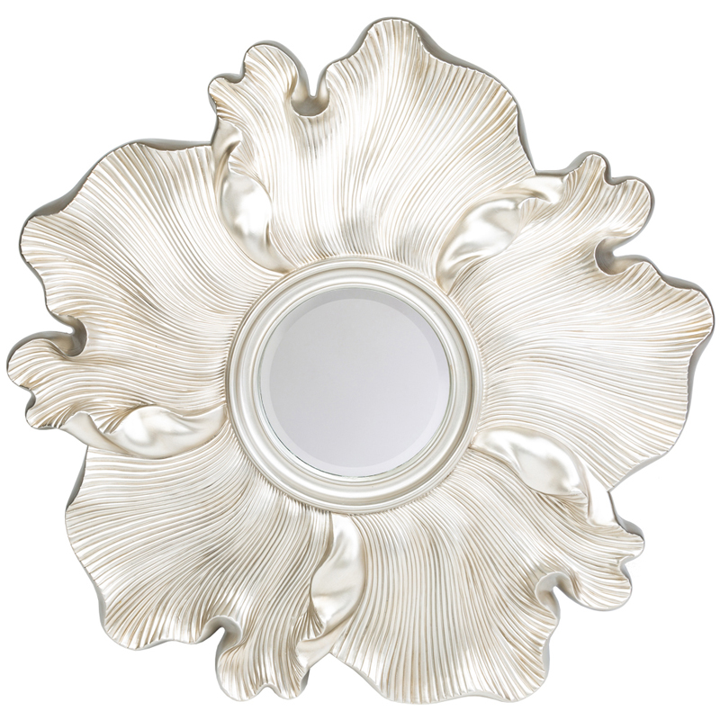 Зеркало Silver Flower Mirror Зеркало Серебряный Зеркало Silver Flower Mirror Зеркало Серебряный во Владивостоке | Loft Concept