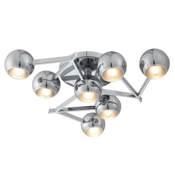 Потолочная люстра Galaxy Chandelier Chrome Хром Потолочная люстра Galaxy Chandelier Chrome Хром во Владивостоке | Loft Concept