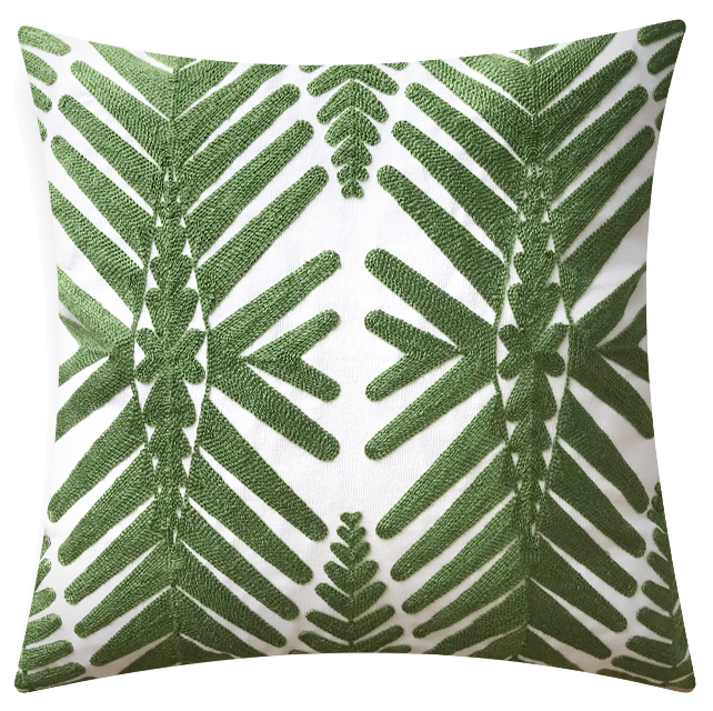 Декоративная подушка Green Ornament #1 Декоративная подушка Green Ornament #1 во Владивостоке | Loft Concept