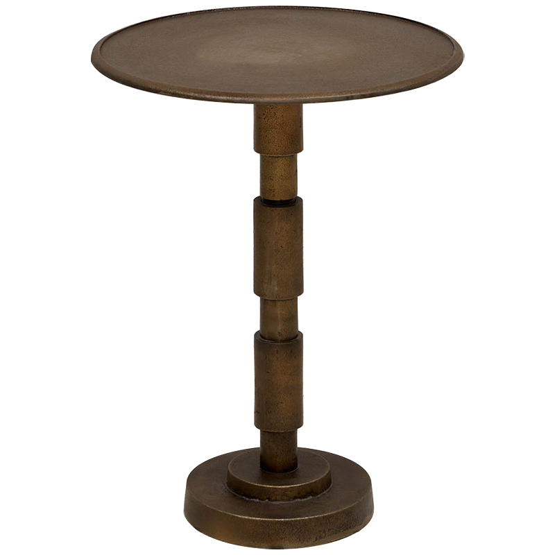 Приставной круглый металлический стол Thanh Side Table Бронза Приставной круглый металлический стол Thanh Side Table Бронза во Владивостоке | Loft Concept