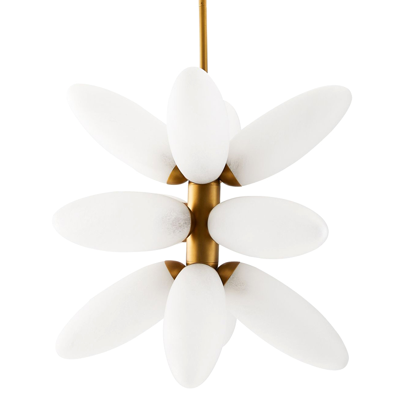 Люстра Arteriors STARLING CHANDELIER Золотой Белый Люстра Arteriors STARLING CHANDELIER Золотой Белый во Владивостоке | Loft Concept