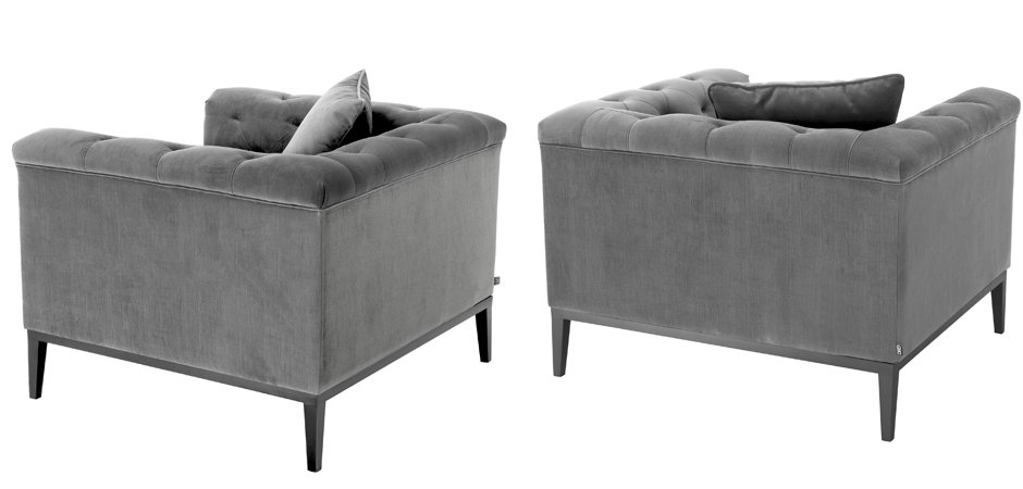 Кресло Eichholtz Chair Cesare Grey Кресло Eichholtz Chair Cesare Grey - Loft-Concept во Владивостоке